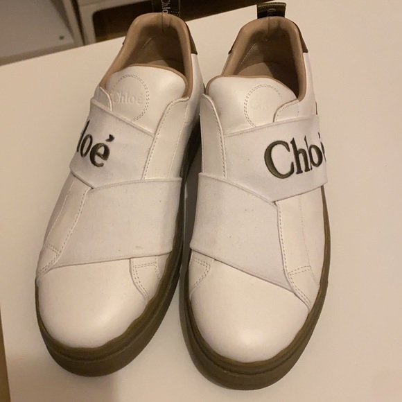 Chloe Lauren Logo Slip On Sneaker In Grove Brown - Picture 3 of 11